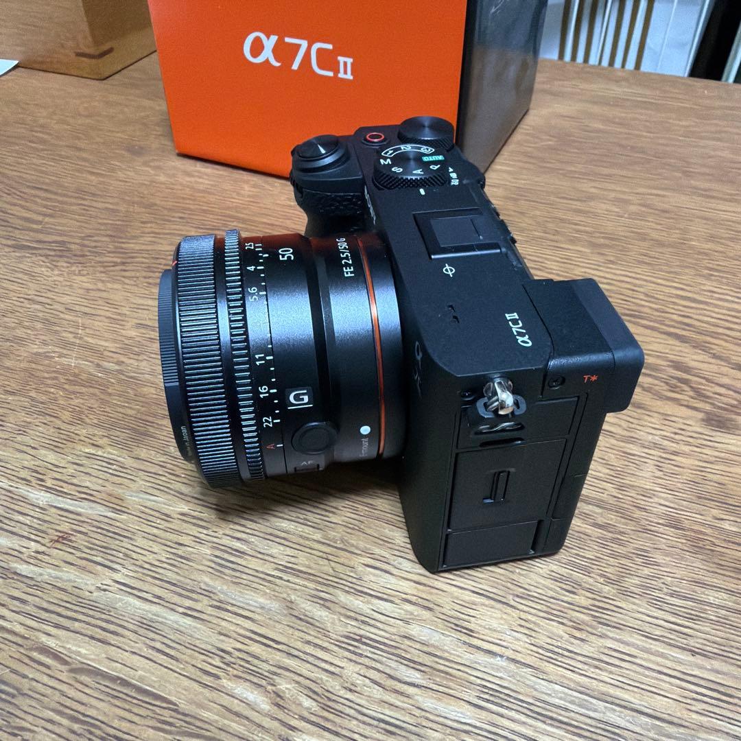 Sony a7cⅡ 50mm f2.5 Gレンズ付　※ボディ、レンズ別売り可