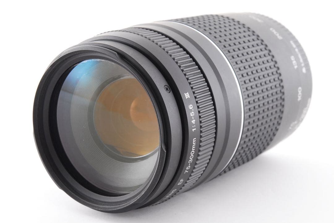 デジタル一眼レフカメラ　望遠レンズ　CANON EF 75-300mm