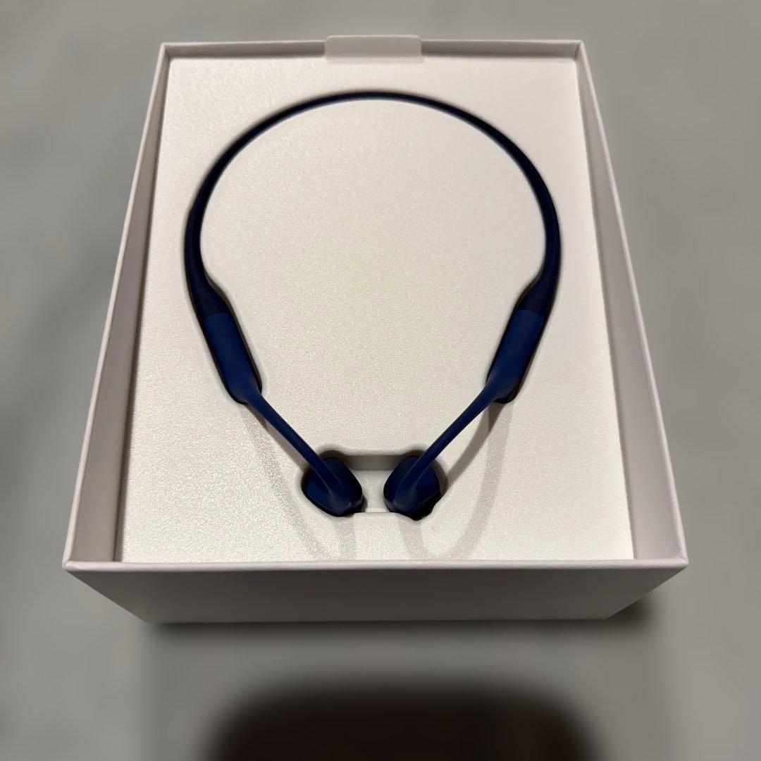 【新品】SHOKZ OPENRUN 骨伝導イヤホン　ブルー