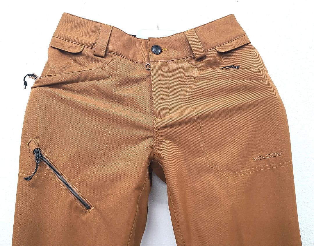 VOLCOMスノーボードパンツ レディース ブラウン ボルコム スキー