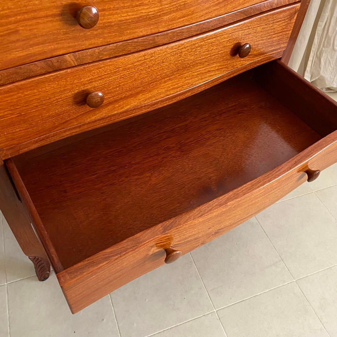 唐木家具　アンティーク　チェスト　無垢材　中国　花梨　伝統　北欧　棚　コンソール