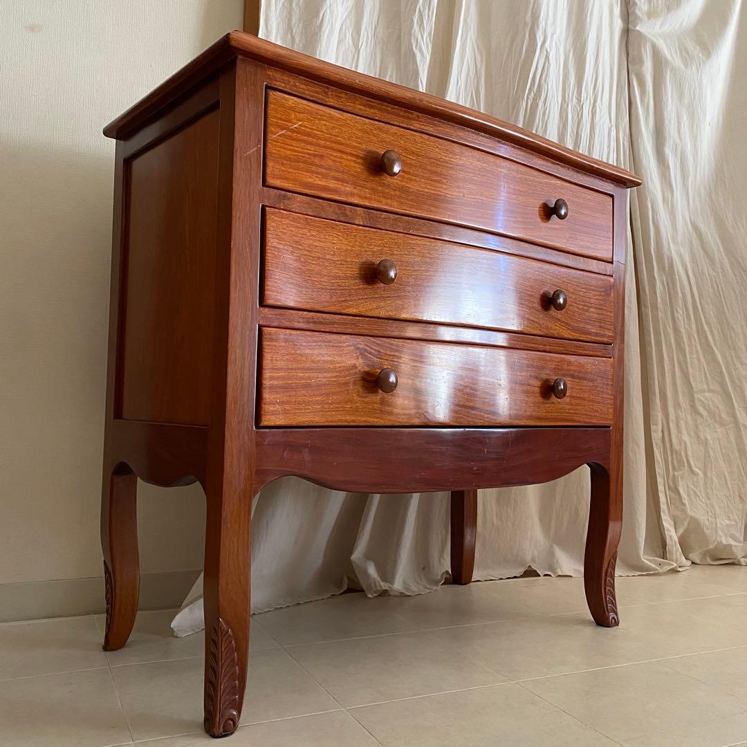 唐木家具　アンティーク　チェスト　無垢材　中国　花梨　伝統　北欧　棚　コンソール