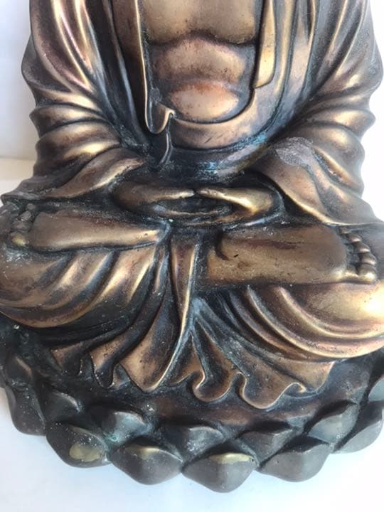 佛像古銅製，（旧家藏出し）時代物，古美術品，高2⃣️6⃣️cm，書房置物