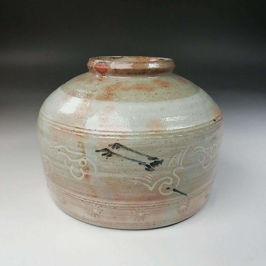 Ｔ７８４　茶碗　『萩焼』『雲鶴』『祥雲　山崎武男』　共箱　抹茶碗　茶道具