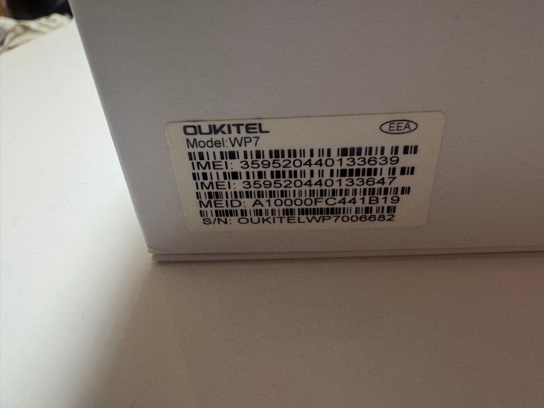 スマートフォン本体 OUKITEL WP7