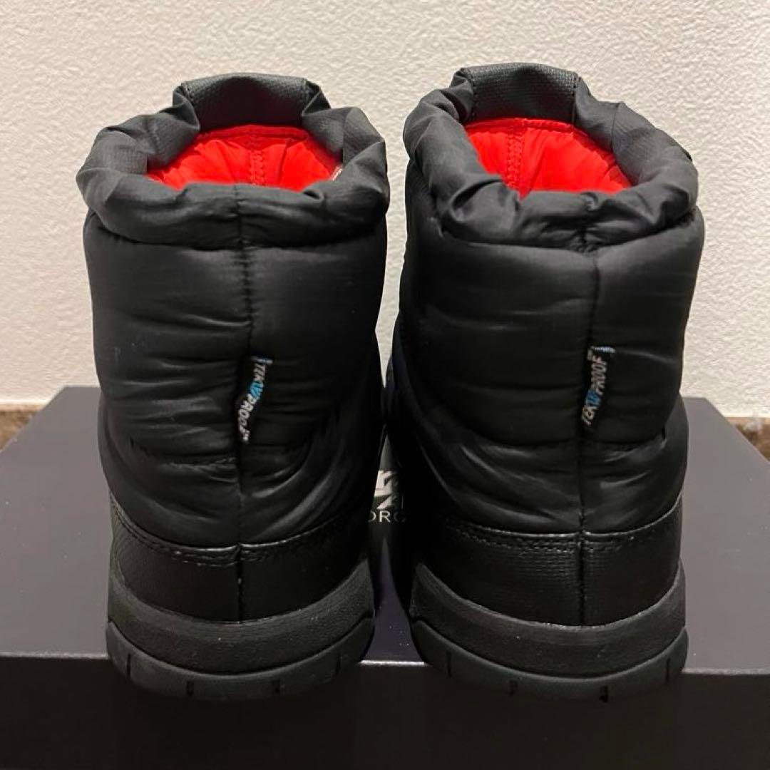 ザノースフェイス ショートブーツ 25㎝ ヌプシ 黒 NFW51686