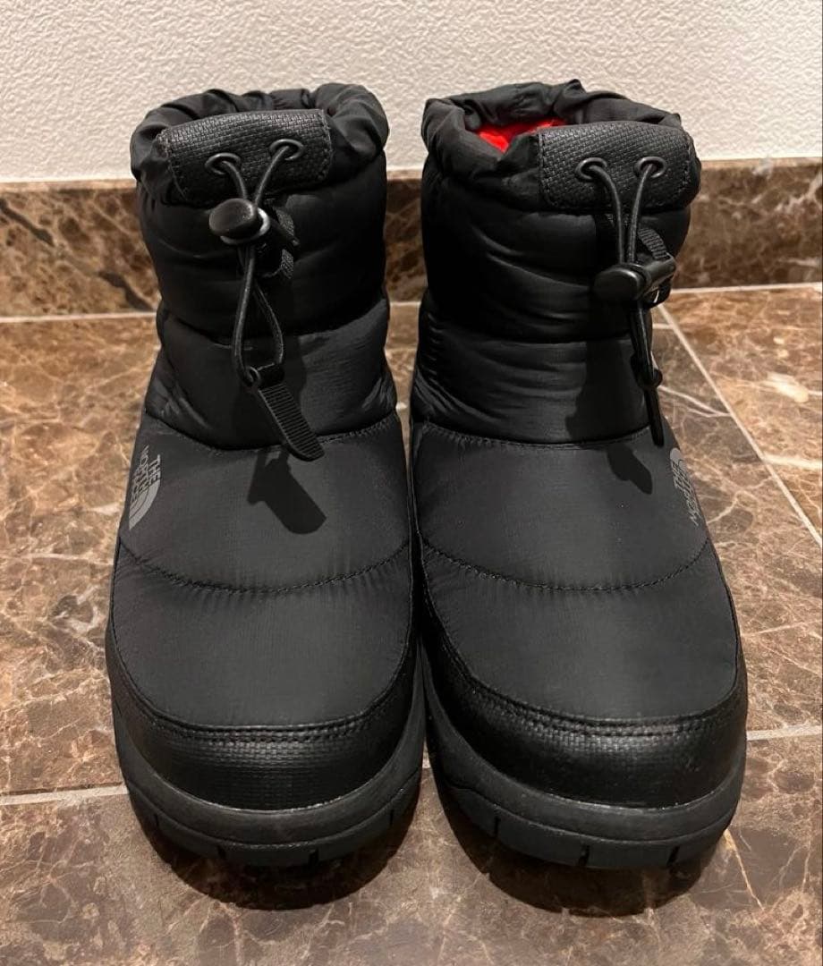 ザノースフェイス ショートブーツ 25㎝ ヌプシ 黒 NFW51686