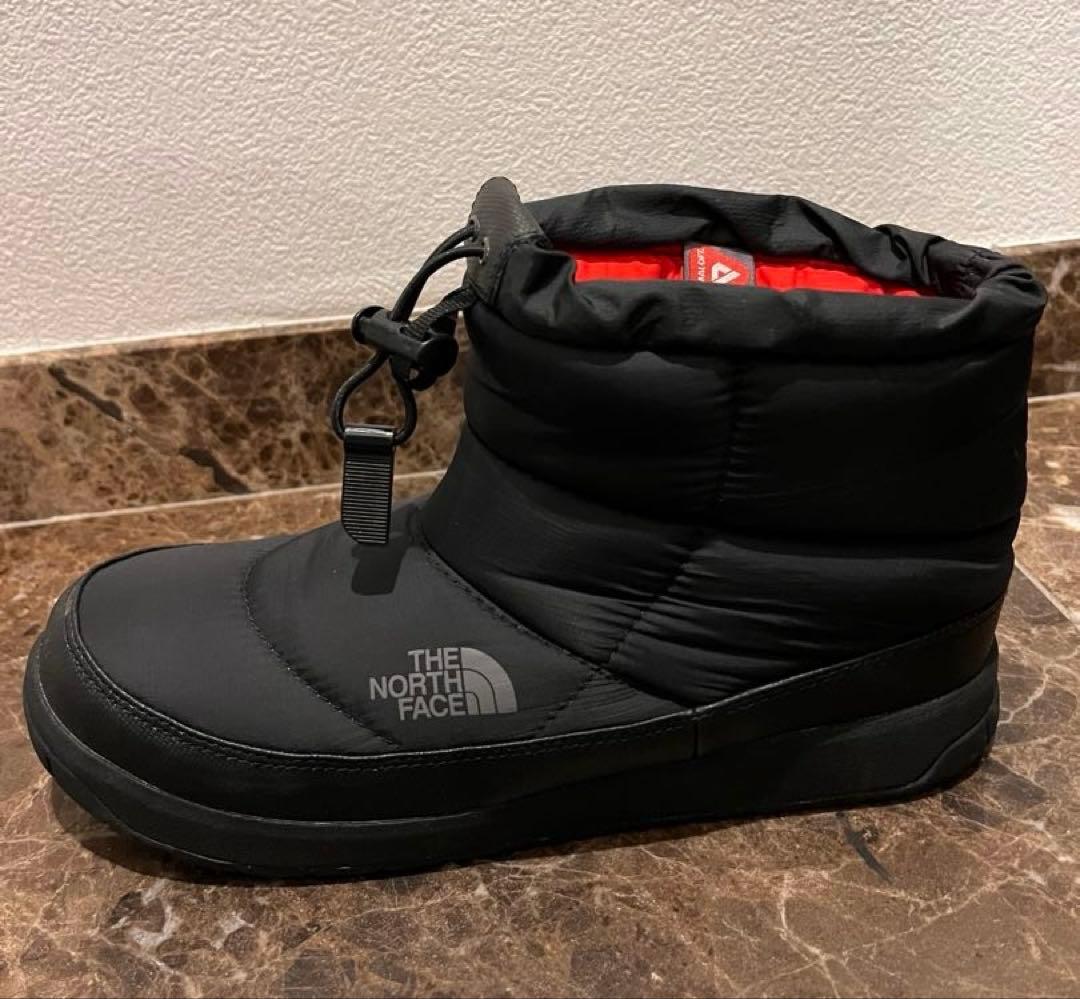 ザノースフェイス ショートブーツ 25㎝ ヌプシ 黒 NFW51686