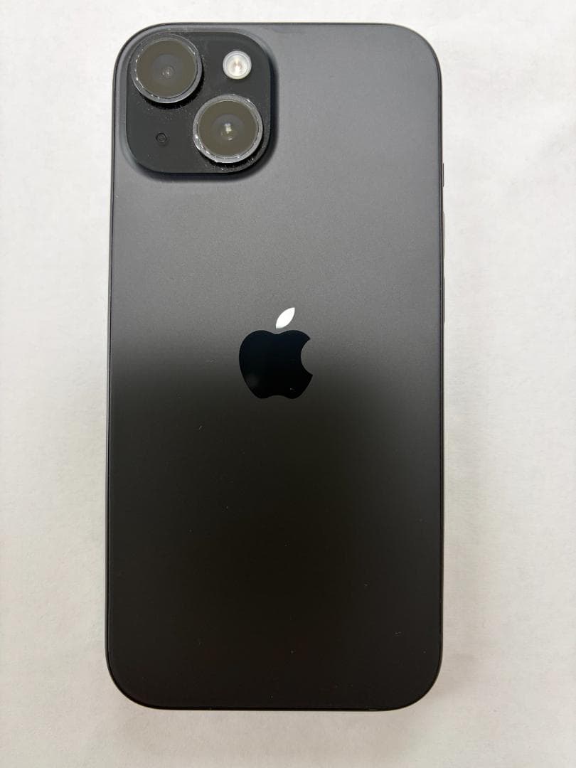 【美品】Apple iPhone 15 ブラック 128GB simフリー