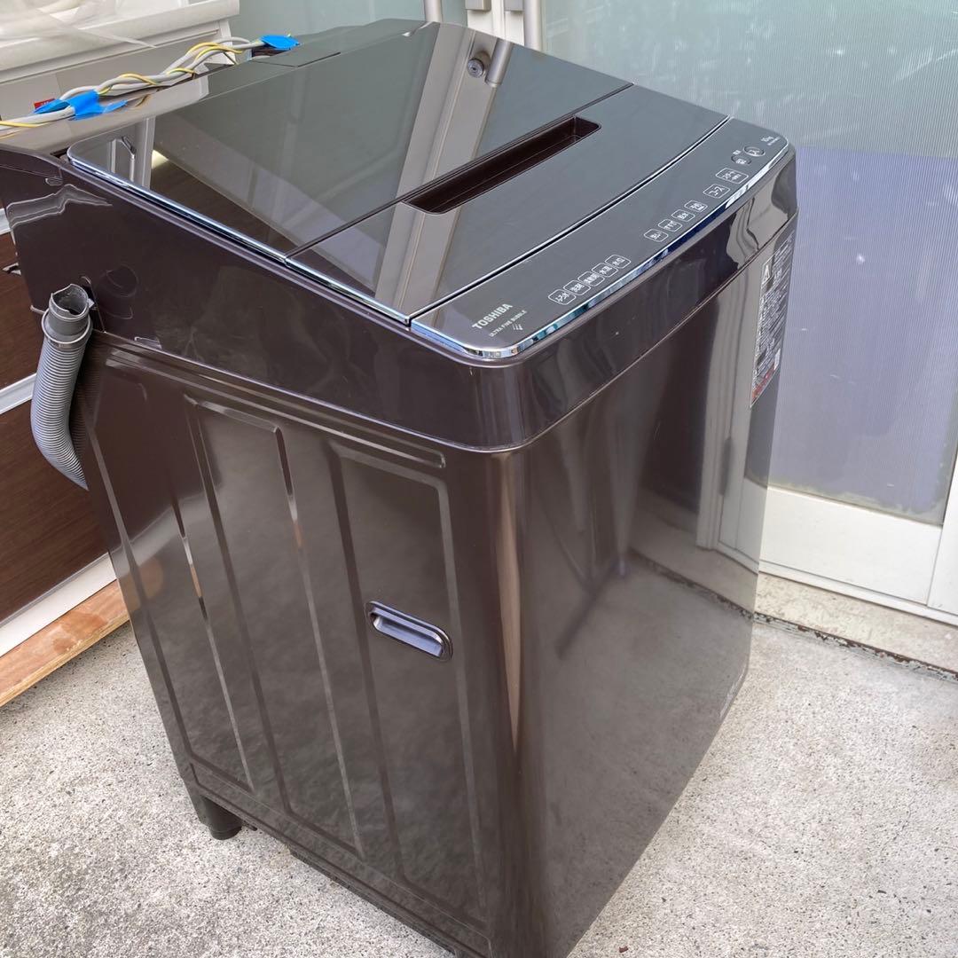 洗濯機10K TOSHIBA 2022年製　AW-10DP1BK-T