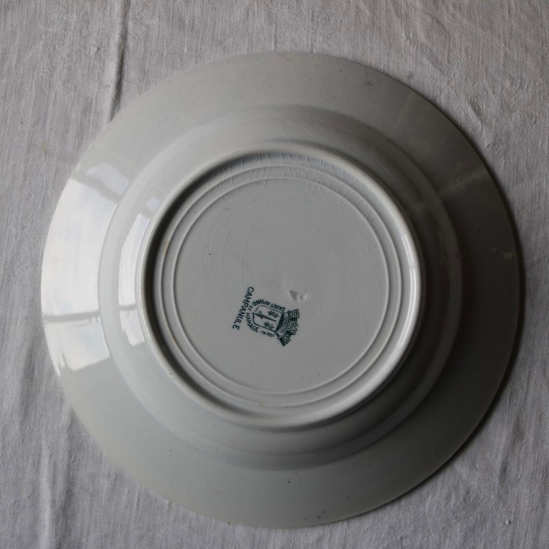 Campanule saint Amand プレート　深皿　グリーン　サンタマン