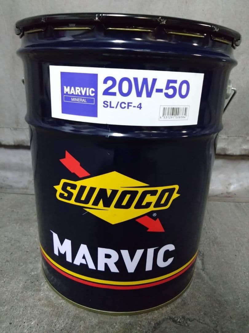 SUNOCO スノコ マーヴック SL CF 20W-50 鉱物油 20L缶