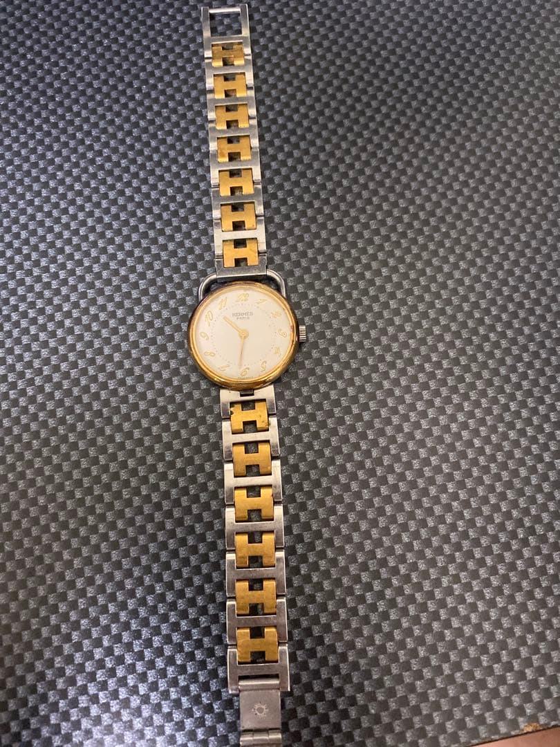 HERMES エルメス アルソー 腕時計 不動 ジャンク 箱付き