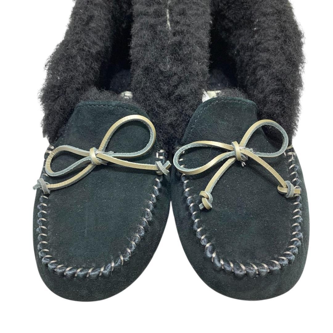 極美品 UGG アグ (24) モカシン ブーツ ボア ムートン アレーナ 本革