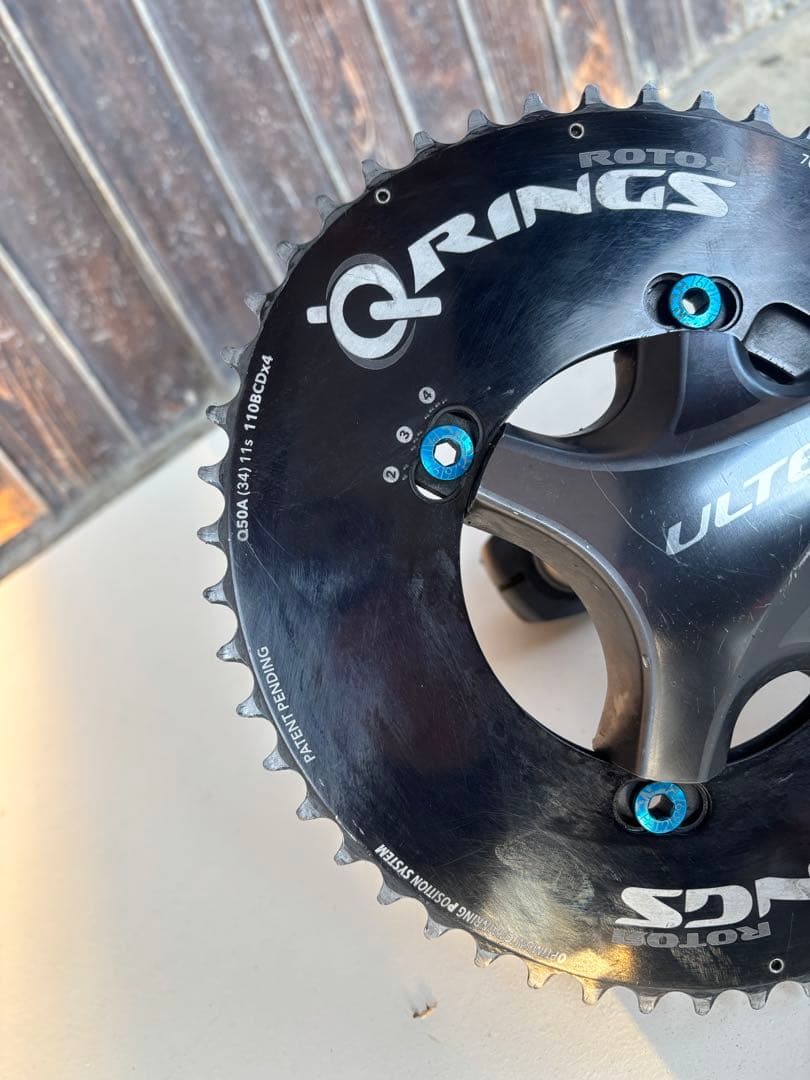 はりぼー:ROTOR Q-RINGS ULTEGRA パワーメーター付き