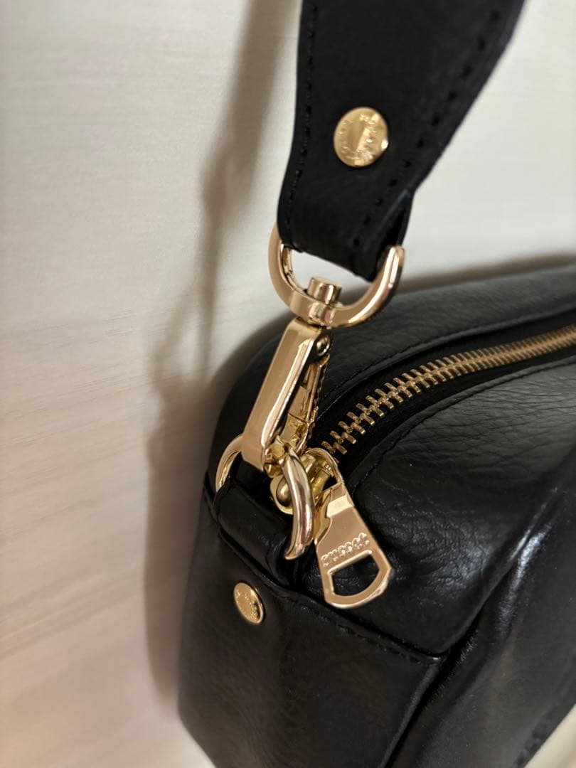 レザーミニショルダーバッグ russet