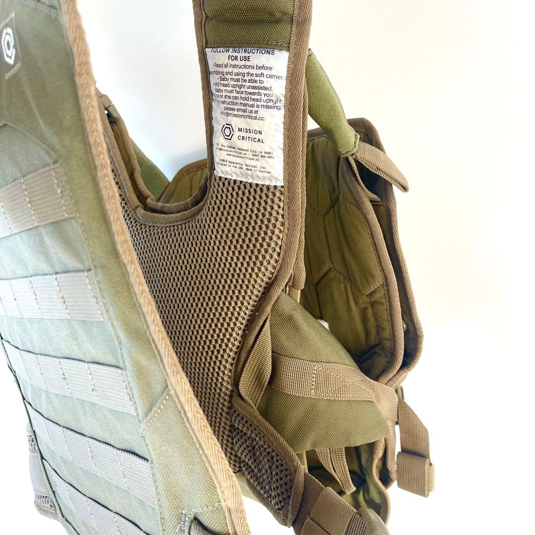 【新品級】Mission Critical ミリタリー パパ用 抱っこ紐