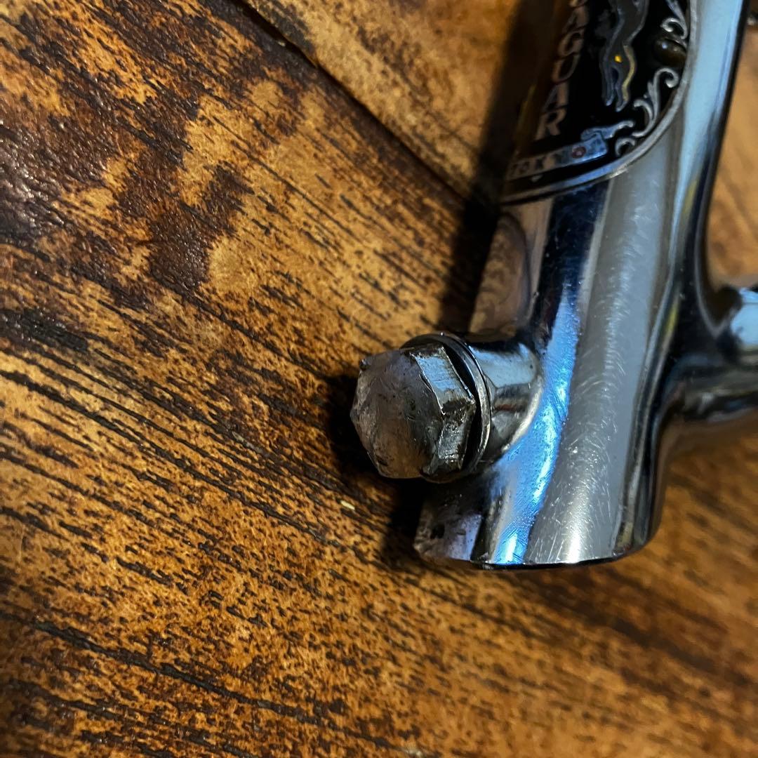 超希少 日東 NITTO Jaguar ステム バッジ付き ジャガー