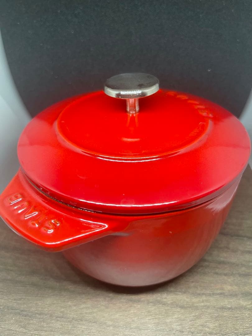 達*ん様 美品！ストウブ　ラココットｄｅGOHAN チェリーS 1合炊き