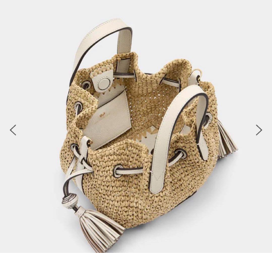 アニヤハンドマーチ　ラフィア　ショルダーバッグ