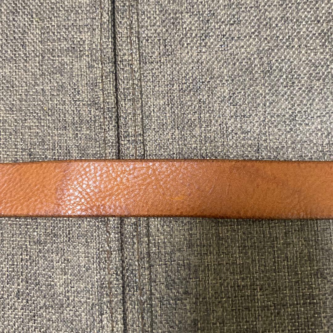 minä perhonen ミナペルホネン　ブラウンレザーベルト