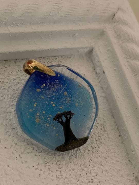 ナカダマサヒデ　1㎝の宇宙　バオバブ　ペンダントトップ