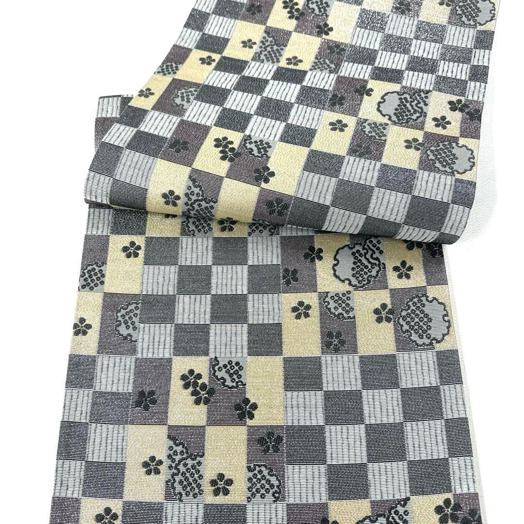 専用帯5853 5730 二点セット●高級 正絹 六通 袋帯