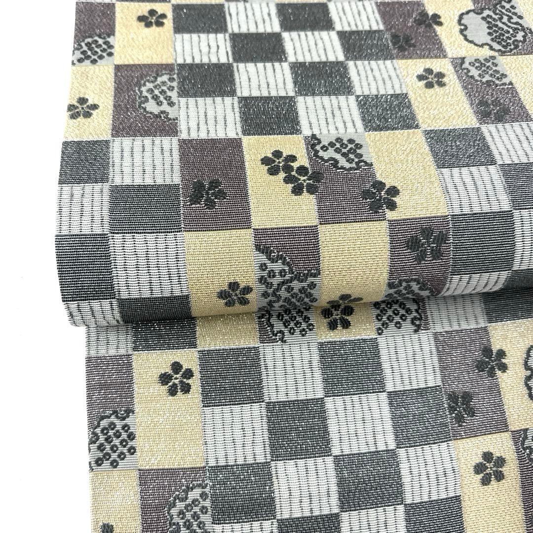 専用帯5853 5730 二点セット●高級 正絹 六通 袋帯