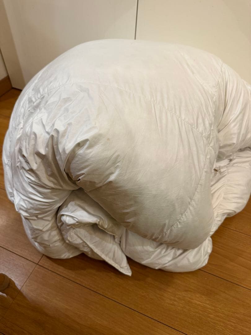 (ハーツさん専用)無印良品(MUJI) 羽毛布団 軽量一掃式　ダブルサイズ