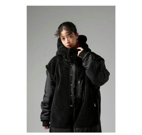 antiqua， アウター ４wayドッキングデザインコート