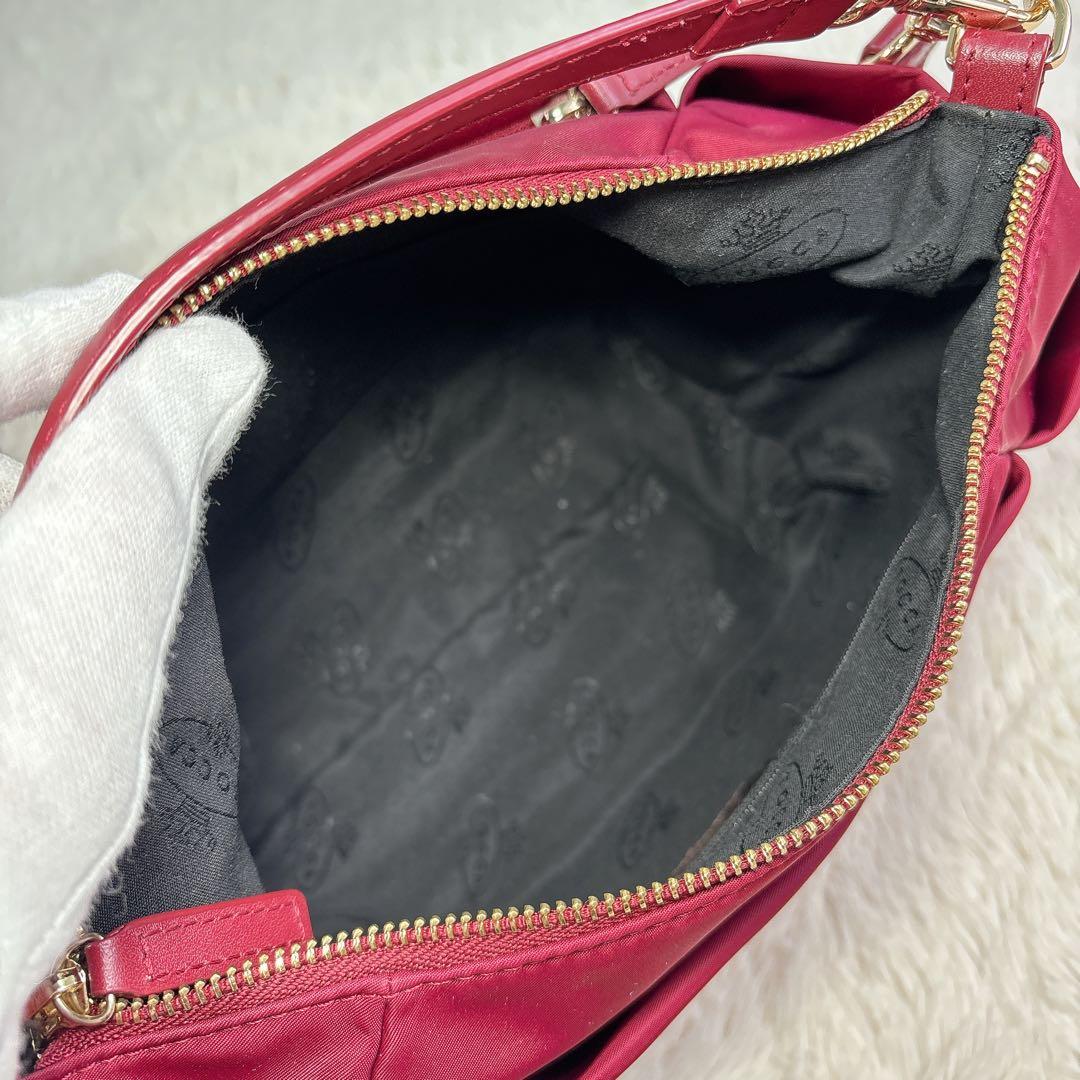 TOCCA トッカ ワンショルダー トートバッグ ナイロン ワインレッド希少