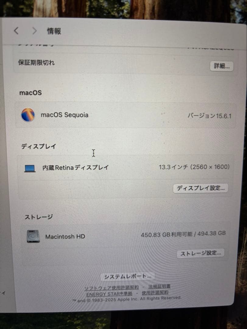 MacBook本体 m