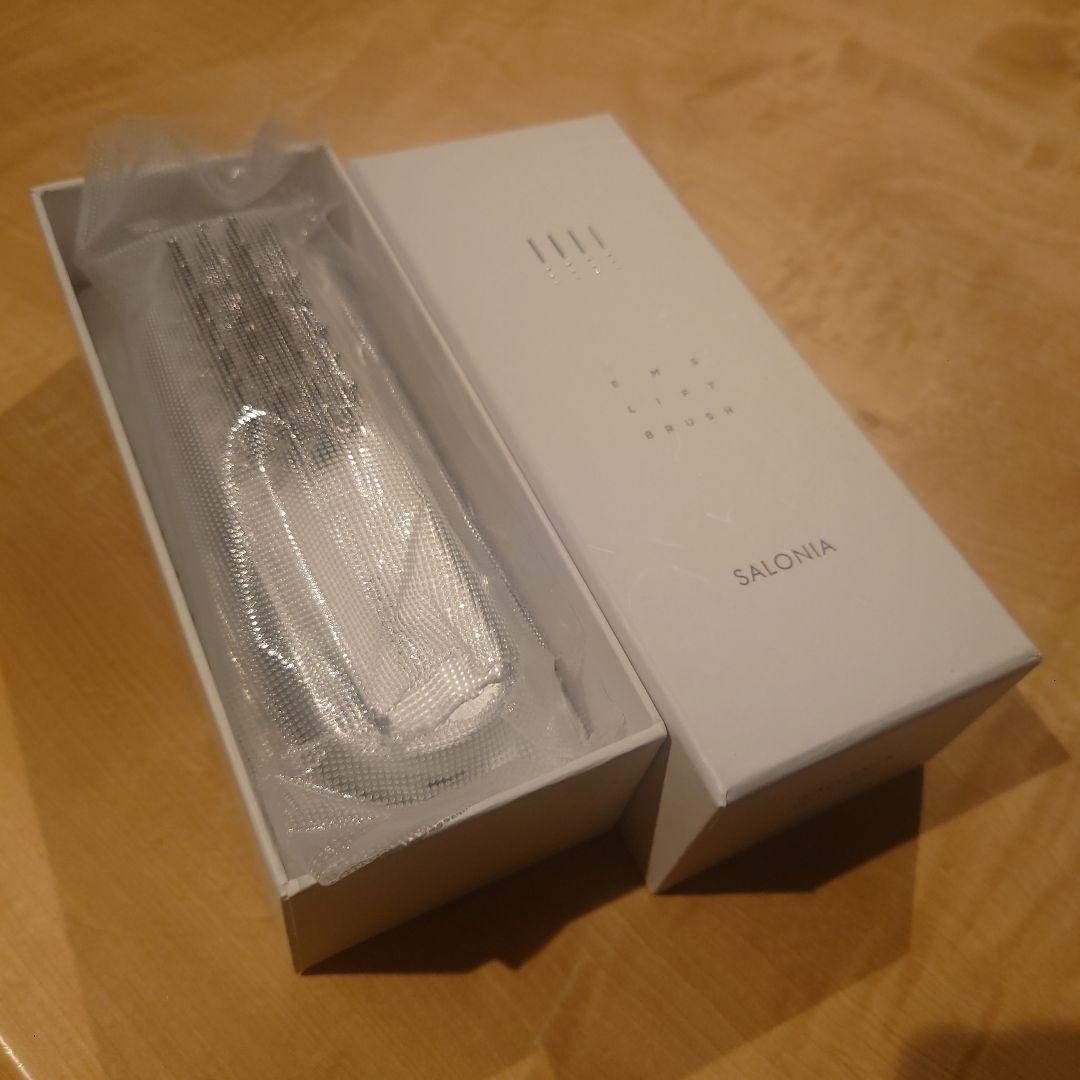 【SALONIA】 EMSリフトブラシ シルバー