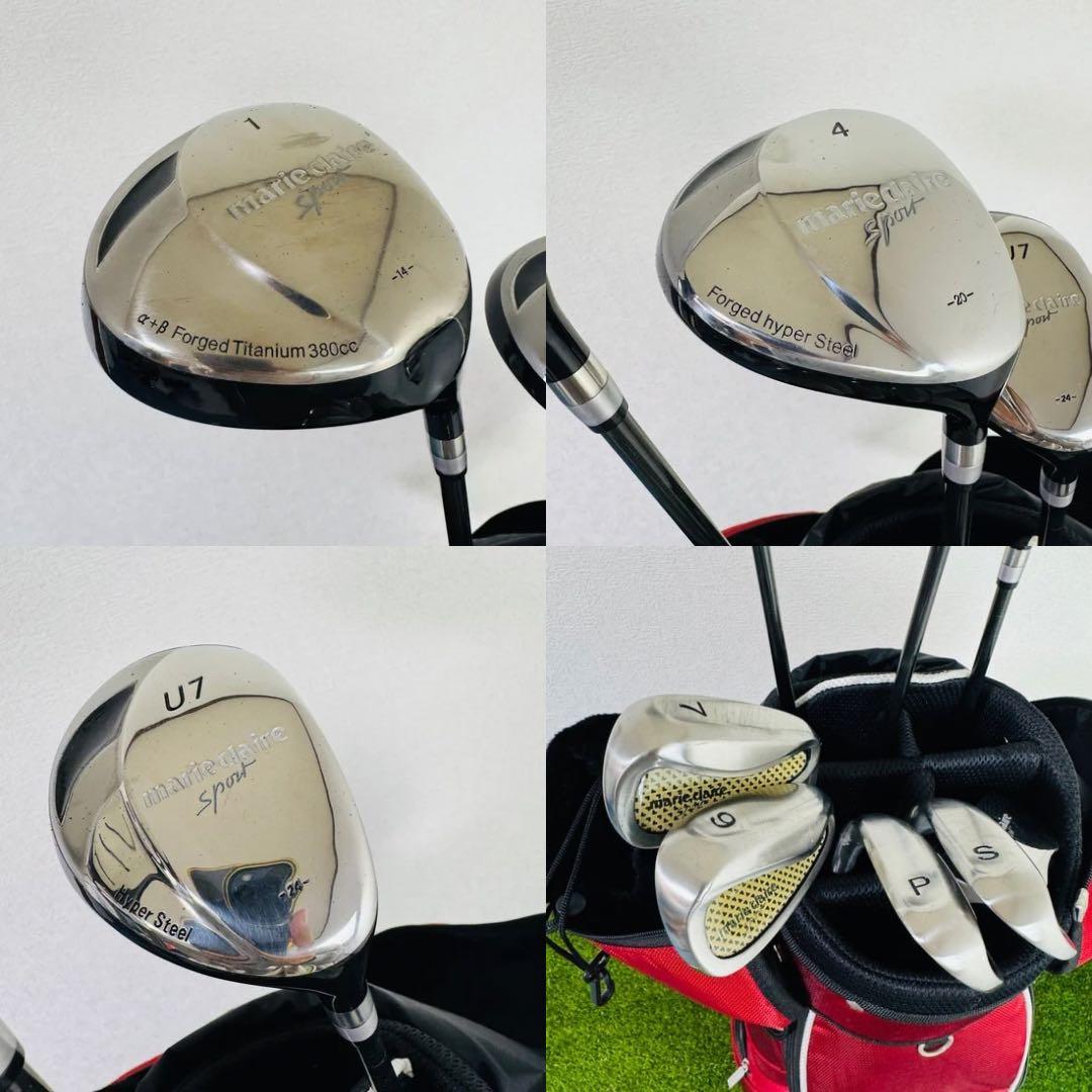 【初心者女性向け】marie claire レディース ゴルフクラブセット