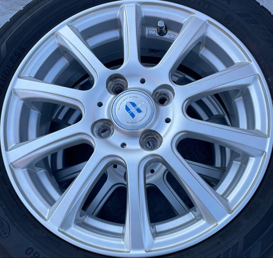 155/65R14 スタッドレスタイヤ ホイールセット