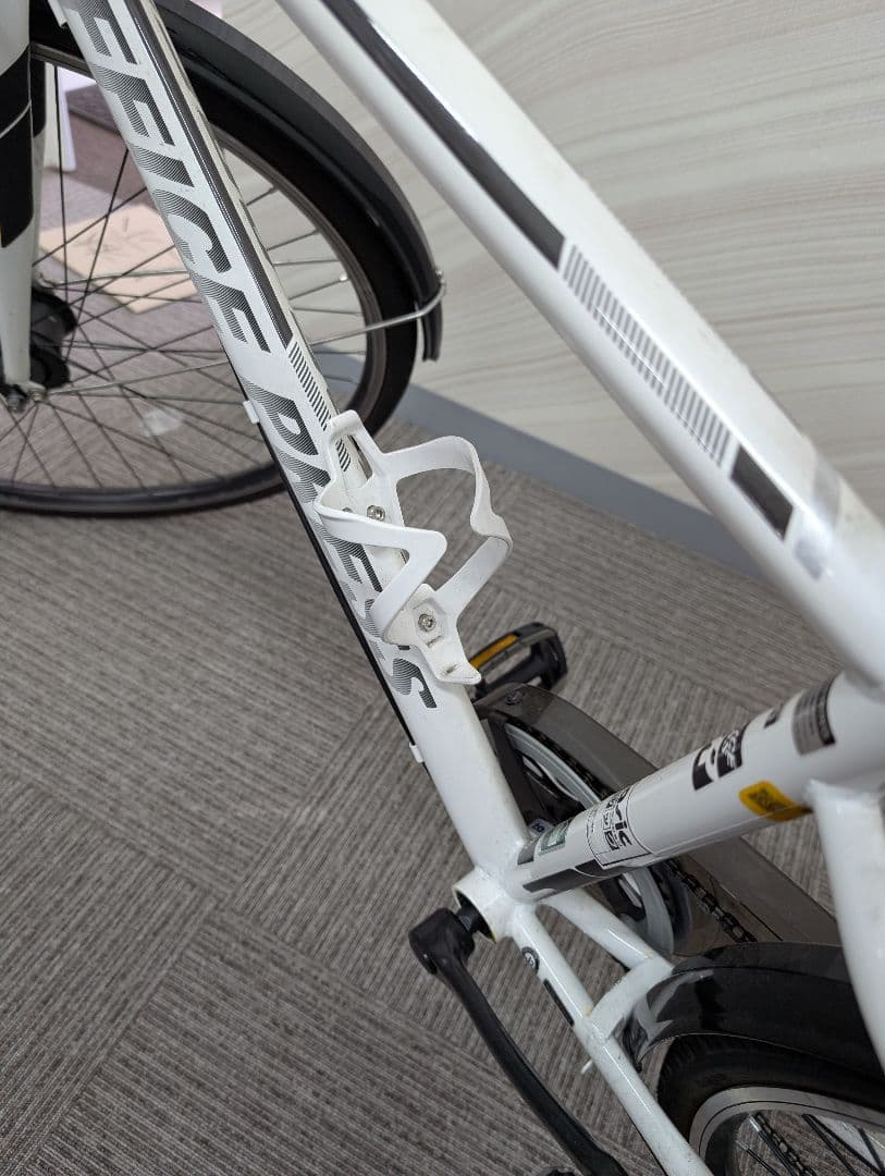 シティサイクル ホワイト 前面バスケット付き✴️茨城県水戸市姫子