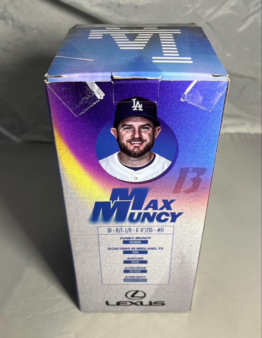 ドジャース　マックス・マンシー　ボブルヘッド　ドジャースタジアム限定