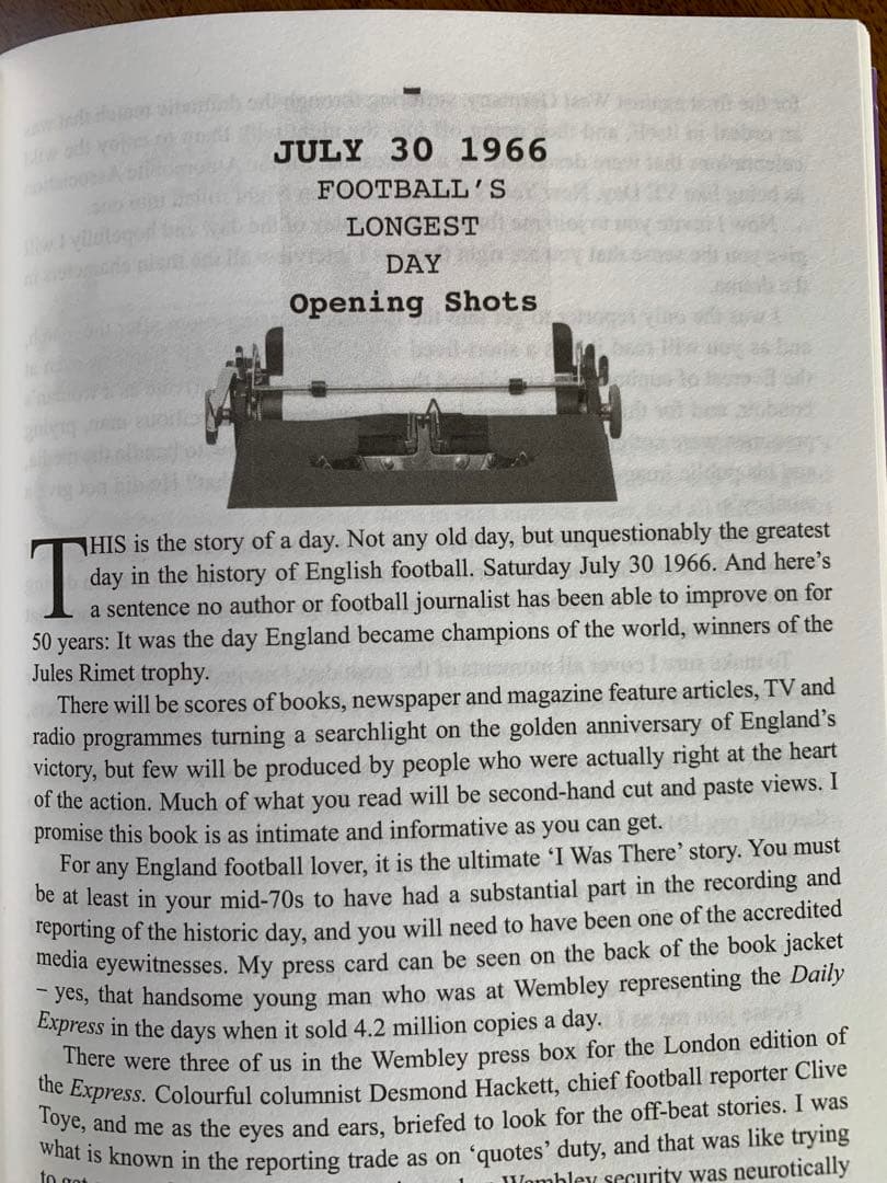 イングランドWC初優勝・最も長い一日July 30 1966