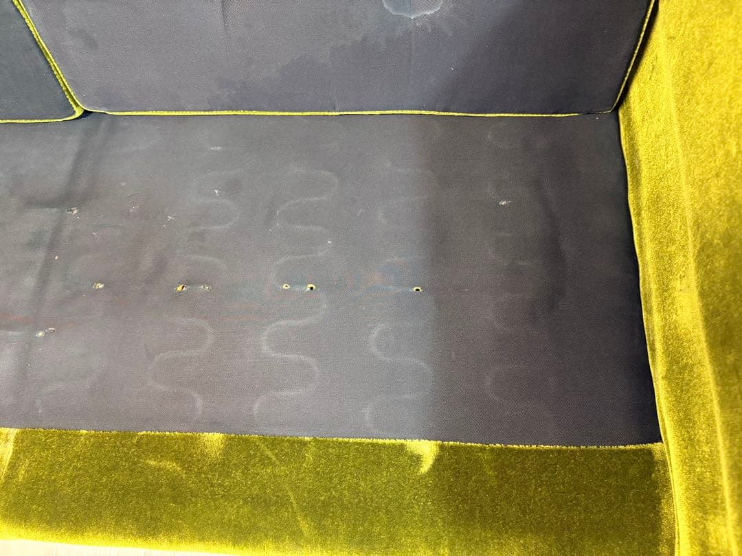 【最終値下げ】カリモク60 ロビーチェア　モケットグリーン