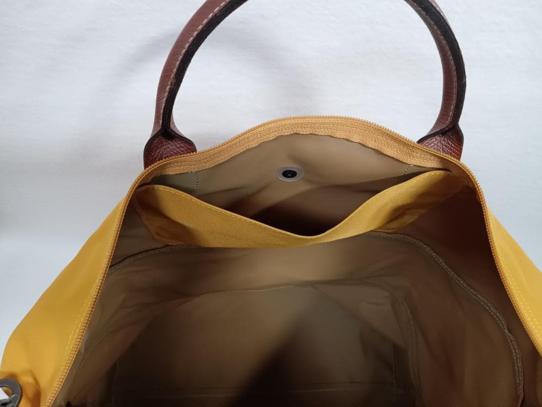 未使用　LONGCHAMP　２WAY拡張式　ボストンバッグ　トラベルバッグ