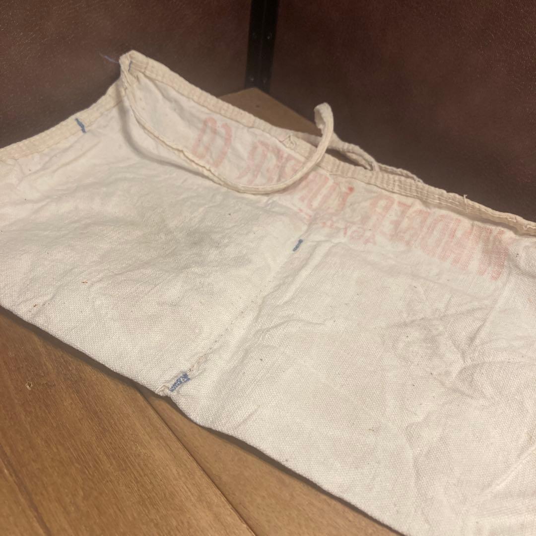 US仕入れ ヴィンテージ ネイルエプロン キャンバス ワークエプロンキャンプ84