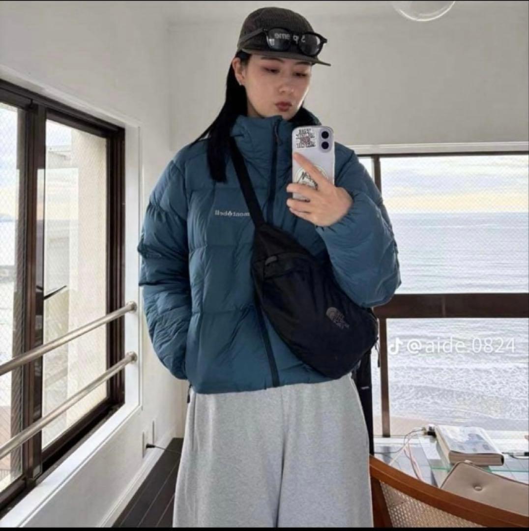 れ*ん様 mont-bell ネージュダウンパーカ ブルー M-Rサイズ（ゆった