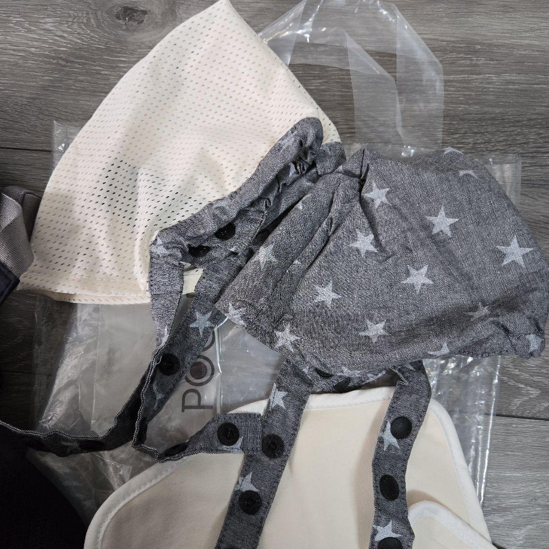 【付属品未使用】MIKIHOUSE ポグネー ヒップシート付き抱っこ紐