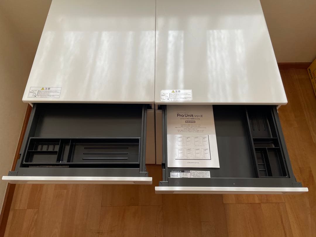 OKAMURA プロユニット 3段ワゴン（1台分）