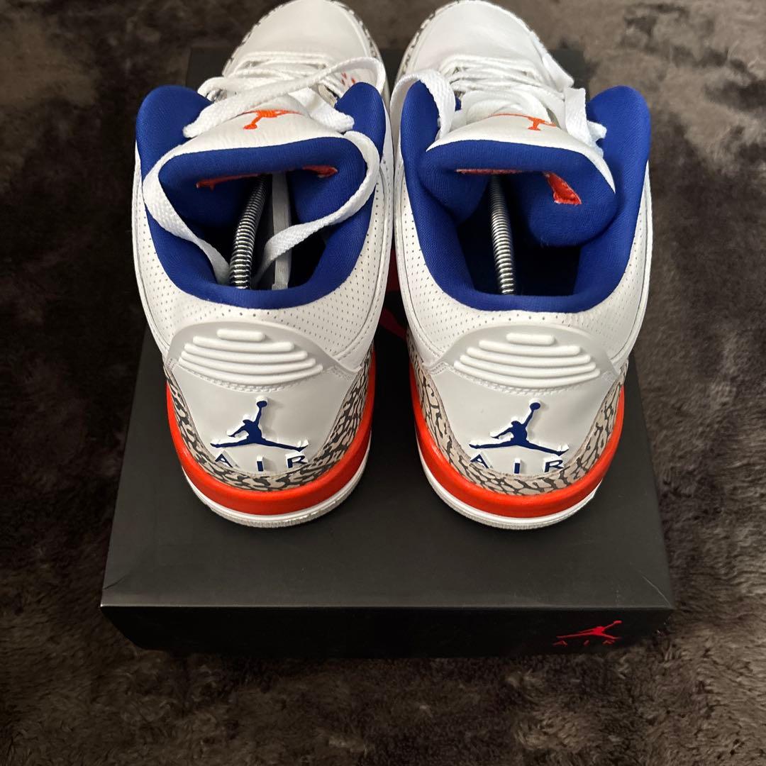 エアジョーダン3 ホワイト/オレンジ/ブルー