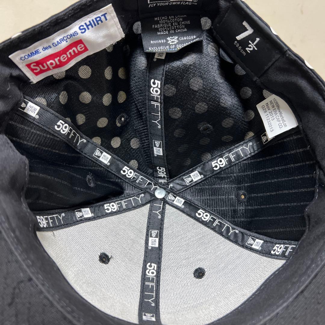 Supreme × COMME des GARÇONS SHIRT キャップ
