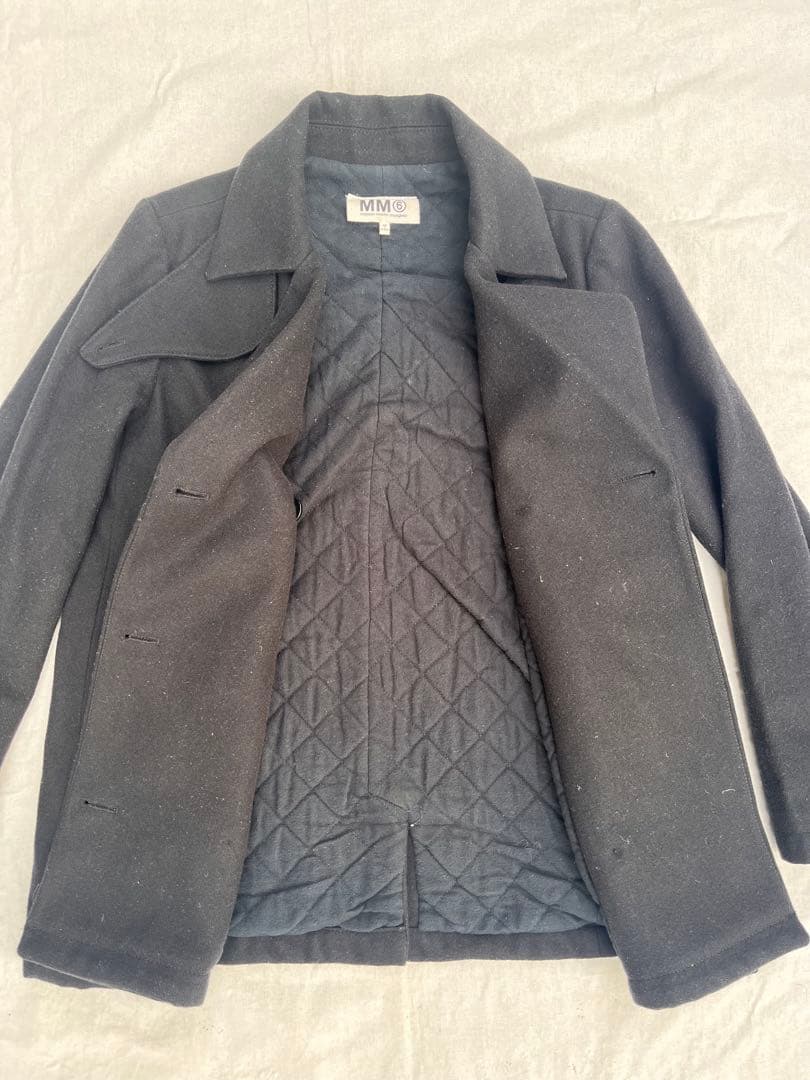 最終セールMM6martinメゾンマルタンマルジェラ ピーコート38サイズM