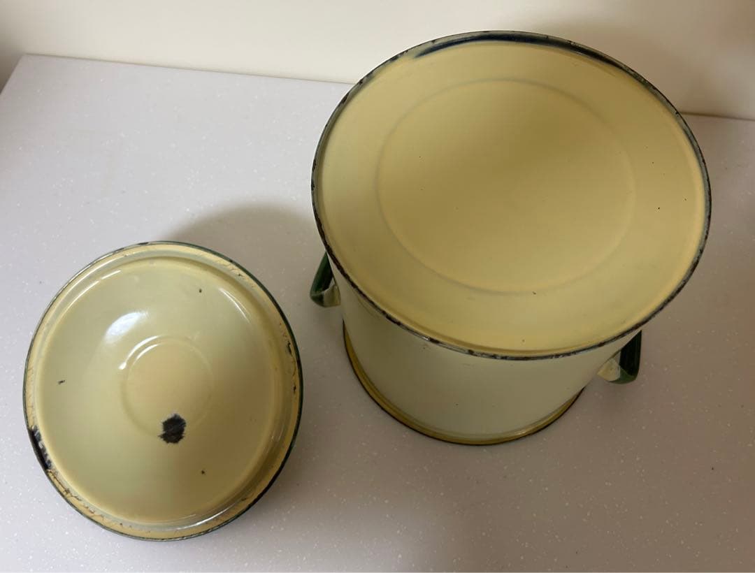 ホーローフラワー缶