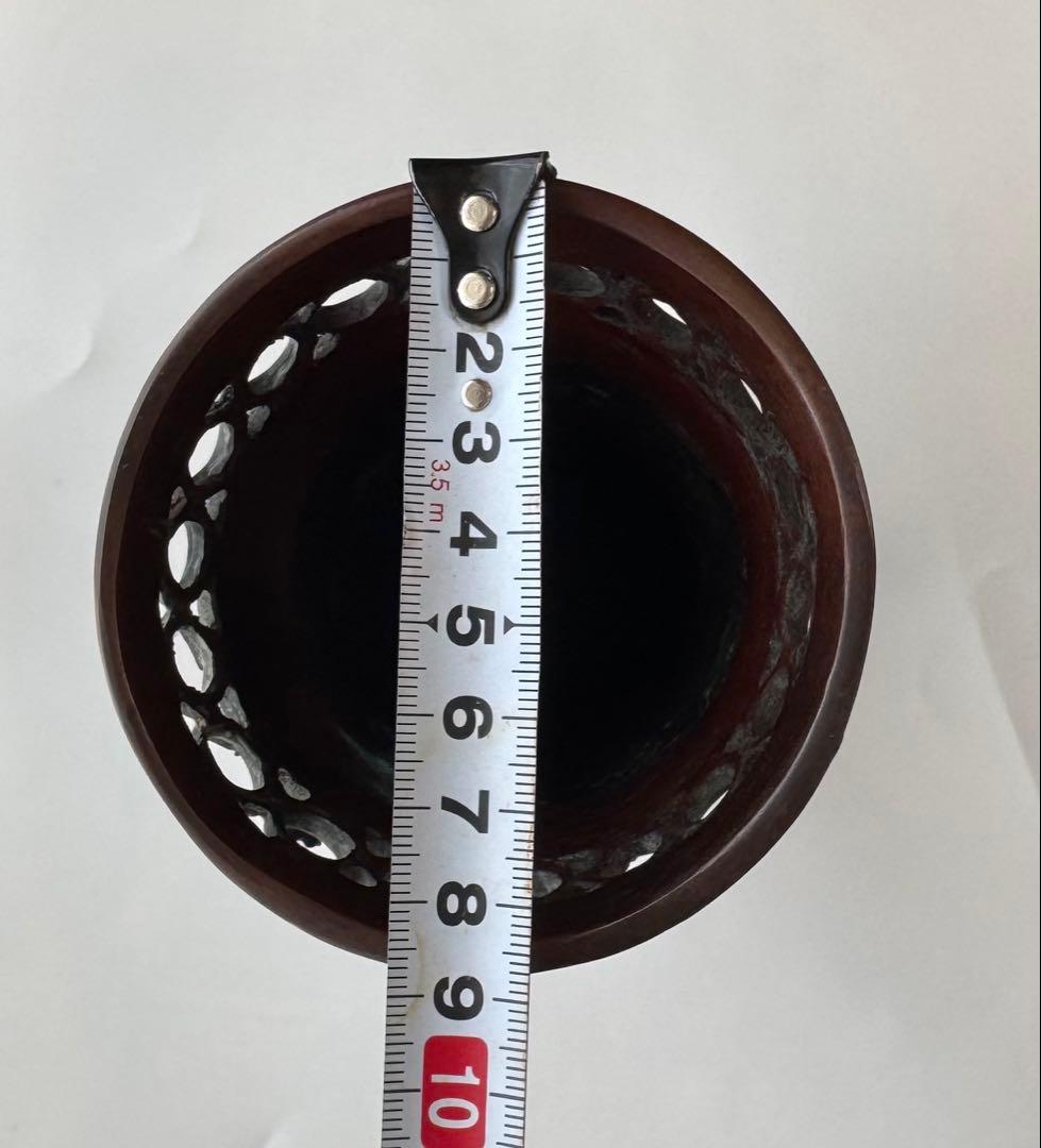 蝋型青銅　大森孝志　高岡銅器　花器花瓶