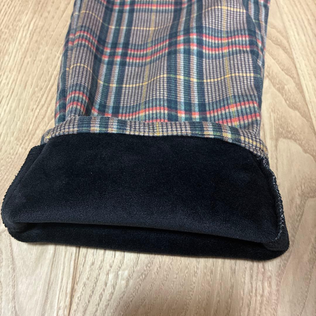 ラッセルノ　裏起毛　チェック柄パンツ